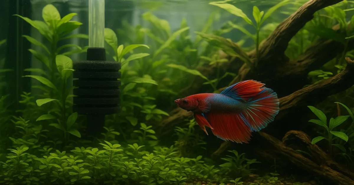 Is My Betta Fish Getting Stuck in the Filter on Purpose?